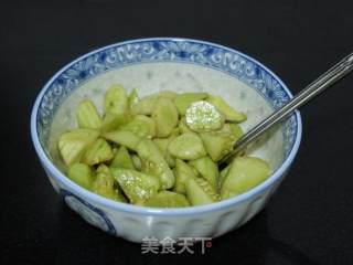 脆拌黄瓜丁的做法步骤：3