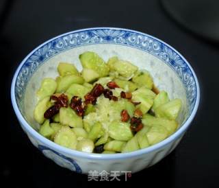 脆拌黄瓜丁的做法步骤：5