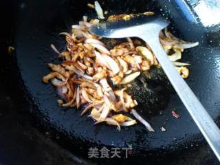 青菜肉丝炒面的做法步骤：9