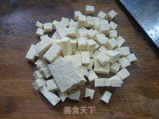 鸡蛋炒冻豆腐的做法步骤：4