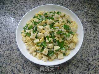 鸡蛋炒冻豆腐的做法步骤：12