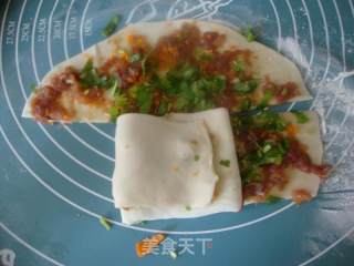 千层葱香猪肉饼的做法步骤：10