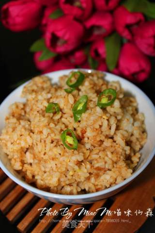 剩米饭的杀手锏————椒香酱炒饭的做法步骤：5