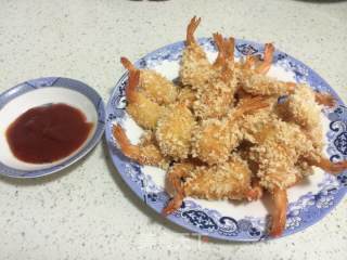 黄金蝴蝶虾的做法步骤：4