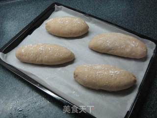 黑芝麻馅全麦面包的做法步骤：13