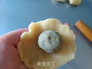香酥绿豆饼的做法步骤：18