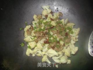 肉末花菜的做法步骤：4