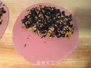 苋菜鸡蛋菜饼的做法步骤：9