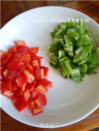 豉香炒饭的做法步骤：2