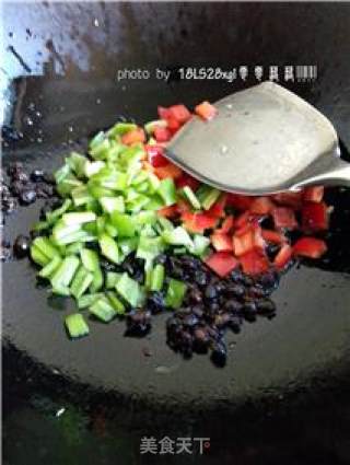 豉香炒饭的做法步骤：6