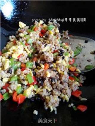 豉香炒饭的做法步骤：9