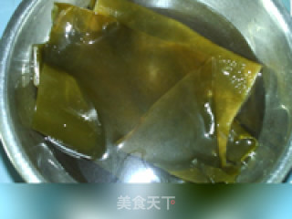 青椒海带丝的做法步骤：1
