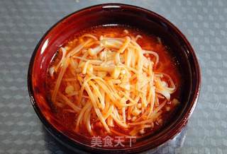 茄汁金针菇的做法步骤：7