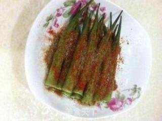 烤黄秋葵的做法步骤：6