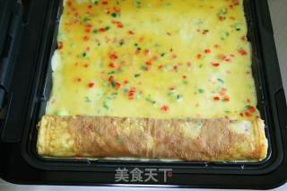 多彩蛋卷的做法步骤：8