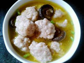 儿童菜[鸡汤煮鸡肉丸]的做法步骤：7
