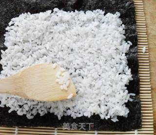 夏日剩饭大转变——简易寿司的做法步骤：6