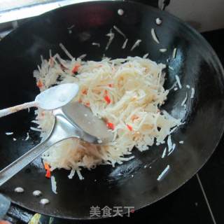 豉香白萝卜丝的做法步骤：5