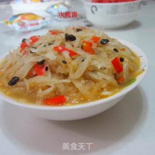 豉香白萝卜丝的做法步骤：10