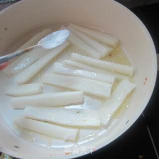油咖喱焖淮山的做法步骤：5