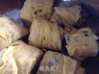 芝麻葡萄干蛋卷的做法步骤：7