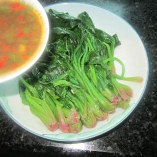 凉拌菠菜的做法步骤：8