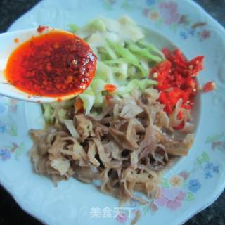 凉拌木耳榨菜丝的做法步骤：6