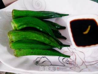 白灼黄秋葵的做法步骤：6