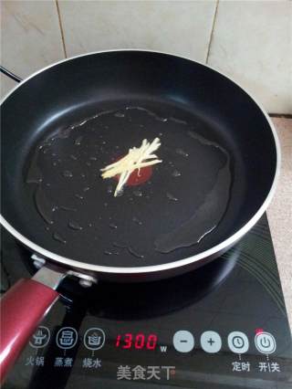 姜丝豌豆苗的做法步骤：3