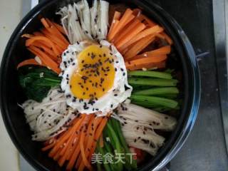 【辣白菜五花肉】石锅拌饭的做法步骤：12