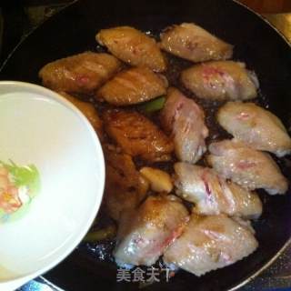 中翅焖豆角的做法步骤：3