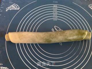 抹茶螺旋酥球的做法步骤：14