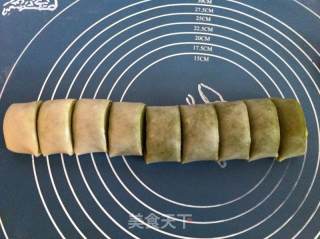 抹茶螺旋酥球的做法步骤：15
