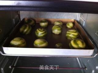 抹茶螺旋酥球的做法步骤：20