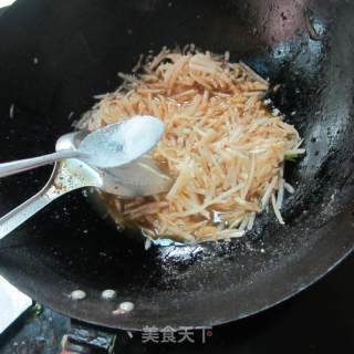 水煮白萝卜丝的做法步骤：5