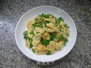 韭菜花炒鸭蛋的做法步骤：9