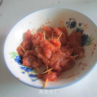 麻辣牙签肉串的做法步骤：5