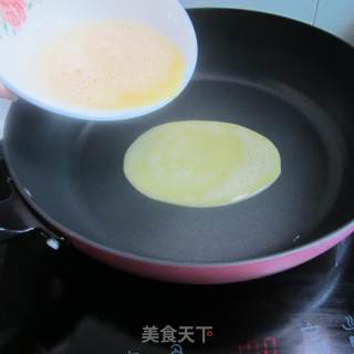 无油糯米蛋卷的做法步骤：3
