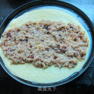 无油糯米蛋卷的做法步骤：8
