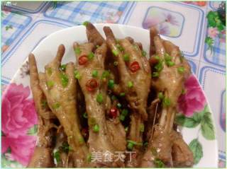 简单无油版——《焗鲍汁五香鸡脚》的做法步骤：7