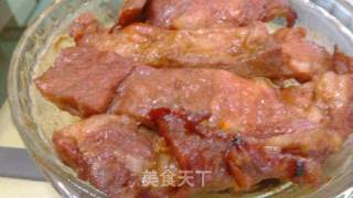 微波炉秘制（蜜汁叉烧）的做法步骤：6