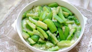 蒜茸丝瓜的做法步骤：10