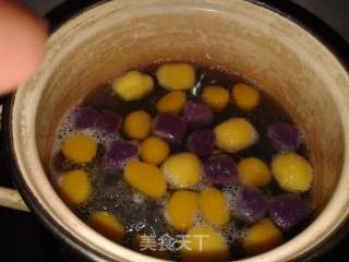 媲美鲜芋仙的芋圆仙草的做法步骤：7