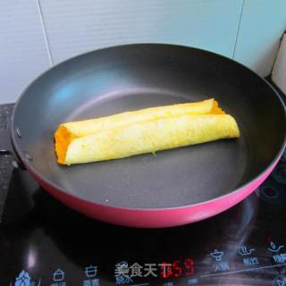 无油南瓜泥蛋卷的做法步骤：11