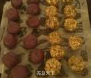 紫薯五仁月饼的做法步骤：4