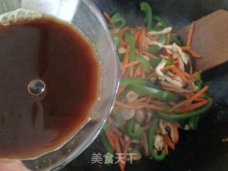 鱼香鸡丝的做法步骤：16