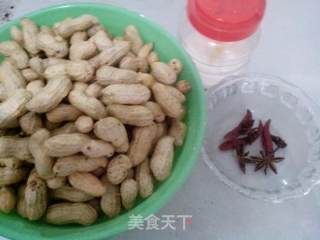 水煮花生的做法步骤：1