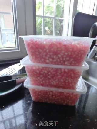 粉红水晶石榴汁的做法步骤：3