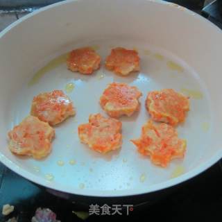 奶香红萝卜丝煎饼的做法步骤：6