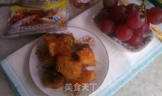 炸草鱼块的做法步骤：7
